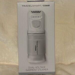 Travel Smart Dual-Voltage Garment Steamer - White